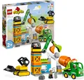 Produktbild: LEGO 10990 DUPLO Baustelle mit Baufahrzeugen, Kran, Bulldozer und Betonmischer-Spielzeug für 2-jährige Jungen und Mädchen mit großen Steinen