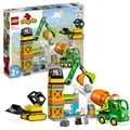 Produktbild: LEGO 10990 DUPLO Baustelle mit Baufahrzeugen, Kran, Bulldozer und Betonmischer-Spielzeug für 2-jährige Jungen und Mädchen mit großen Steinen - Bunt
