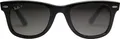 Produktbild: Ray-Ban WAYFARER EASE, Erwachsener, Uni, Quadratisch, Schwarz, Polarisierte Linse, Grün