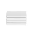 Produktbild: Discofix Rechtmagnete in weiß Größe: 55 x 22 x 8 mm, 4 Stk