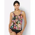 Produktbild: Tankini-Top FEEL GOOD, Damen, Gr. 40, Cup D, bunt (bunt, bedruckt), Elasthan, Polyamid, Bikini-Oberteile