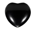 Produktbild: Morella Edelstein Herz Steinherz Handschmeichler, Schwarzer Obsidian Edelstein in Herzform