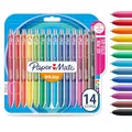 Produktbild: Paper Mate InkJoy Gelstifte | mittlere Spitze (0,7mm) | sortierte Farben | 14 Stück
