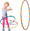 Produktbild: Bunter Kinder Hula Hoop für kleine Profis, Ø80cm, Orange-Blau