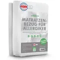 Produktbild: Encasing Premium Milbenbezug Matratzen ǀ Allergiker Matratzenschoner Welldora, fachärztlich getestet, Allergiker Bettwäsche mit Reissverschluss 360° 90 cm x 200 cm x 28 cm