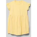 Produktbild: Name It Kleid mit Rundhalsausschnitt Modell 'JOANE' in Hellgelb, Größe 110