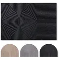 Produktbild: Blumtal Fußmatte rutschfeste Schmutzfangmatte aus langlebigem Polyester, Fußmatte innen/Schmutzfangmatte außen grau 150 cm x 90 cm