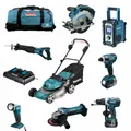 Produktbild: MAKITA DLM 460 Z Rasenmäher 18V Combo Kit inkl. DMR107 Baustellenradio!