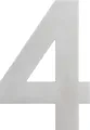 Produktbild: Alpertec Hausnummer 4 Edelstahl