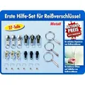 Produktbild: Reißverschluss Reparatur Set 27 Teilig Zipper Schieber inkl. Greifringe Metall
