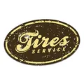 Produktbild: Retro Vintage Aufkleber -Finest Folia Sticker Old School Ace Kult Rockabilly (R222-29 Tire Service)
