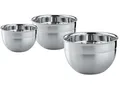 Produktbild: RÖSLE Schüssel-Set 3-tlg., Hochwertige, formschöne und hohe, zur Zubereitung und Aufbewahrung von Speisen, Edelstahl 18/10, Spülmaschinengeeignet, Ø 16, 20 und 24 cm, Silber
