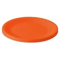 Produktbild: Engelland - 4er Set Kunststoff-Teller, Orange, Ø 23,5 cm, flach, bruchfest, wiederverwendbar, Mehrweg, Plastikteller, mikrowellen- & spülmaschinenfest, BPA-frei, Camping, Picknick, Party
