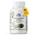 Produktbild: Mönchspfeffer - mit 25mg je Tablette - mit Zink - 120 Tabletten für 60 Tage - Mönchspfeffer 4:1 Extrakt aus Original Vitex Agnus Castus - vegan | HERBADIREKT - Deutsche Apothekenqualität