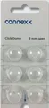 Produktbild: Signia 1x 6er Blister Connexx Click Domes 8 mm open Weiß 10426014