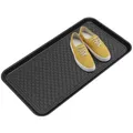 Produktbild: Björn&Schiller Schuhabtropfschale Allzweckablage Schuhunterlage mit 3 cm Rand, Praktische Schuhabtropfschale für Flur und Innenbereich aus PP schwarz 38 cm x 75.5 cm x 3 cm