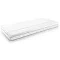 Produktbild: Supportho Premium ergonomische Kaltschaummatratze, 80x200 cm, 18 cm Höhe, Härtegrad H2/H3, Weiß