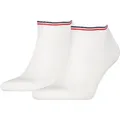 Produktbild: Tommy Hilfiger Sneakersocken TH UNI TJ SNEAKER 2P ICONIC (2 Paar) weiß 39-42
