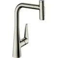 Produktbild: hansgrohe Spültisch-Einhebelmischer 300 Talis Select M51 m Ausziehbr., 2jet, sBox, Edelstahl-Optik