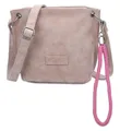 Produktbild: Fritzi aus Preussen Fritzi03N Vintage Taupy Crossbody Kunstleder Damen Umhängetasche Handtasche Festival City vegan abnehmbarer Anhänger Vintage-Waschung 22,5 x 20,5 x 8,5 cm, Braun