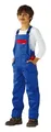 Produktbild: Planam Latzhose Kinderlatzhose 100% Baumwolle 290 g/qm Größe 110 / 116 kornblau / rot