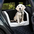 Produktbild: CopcoPet Rücksitz Hundeautositz Autohundebett Hundebett Transportbett Autoschondecke (55 x 70 x 38 cm, Schwarz)