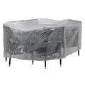 Produktbild: Acamp Abdeckung für Gartenmöbel 100% wasserdicht | Perfekt für ovale Sitzgruppen bis 180x125 cm | Reißfeste Gartenmöbel Abdeckung | Schutzhülle Gartenmöbel winterfest | Abdeckhaube transparent