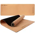 Produktbild: ARTZT vitality Yogamatte Kork - nachhaltig und rutschfest - Yoga Matte pflegeleicht - Korkmatte Gymnastikmatte Cork für rutschfestes Training Fitness - Made in Portugal Mehrfarbig, 183 x 65 cm