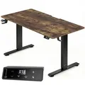 Produktbild: Höhenverstellbarer Schreibtisch Braun 120x60x72-117cm