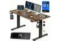 Produktbild: Casaria Schreibtisch Elektrisch höhenverstellbar Memory-Funktion Sitz-/Steherinnerung, Höhenverstellbar elektrisch mit Wireless Charger 120 / 140 / 160 cm