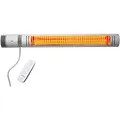 Produktbild: VASNER SlimLine X20 Outdoor Heizstrahler schmal silber, Terrassenheizstrahler 2000 Watt, 6 Heizstufen, IP65 Nässeschutz
