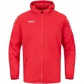 Produktbild: JAKO Kinder Allwetterjacke Team 2.0, Farbe:rot, Größe:140 - Rot - 140