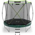 Produktbild: KINETIC SPORTS Trampolin Federlos-Design 'Bungee Safety Elite' Ø 244/305/366 cm - TÜV Rheinland, AirMAXX Sprungtuch-Technologie, Ultraleise, Outdoor Gartentrampolin für Kinder & Erwachsene