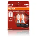 Produktbild: OSRAM NIGHT BREAKER® SILVER H11 HALOGEN SCHEINWERFERLAMPE 12V