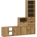 Produktbild: Vidaxl - 4-tlg. Wohnwand Mit Stauraum Odda Massivholz Kiefer