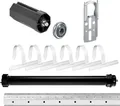 Produktbild: Komplett-Set | PE5 20/15-60 inkl. Mechanik-Set | 20Nm = Zugkraft bis 50Kg | 60mm Achtkant Welle | Wellenlänge 150 | Rolladenmotor, Rolladenantrieb