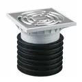 Produktbild: Dallmer Bodenablauf PRONTO K 12 x 12cm DN100 bis 300Kg Edelstahlrost ohne Muffe