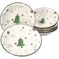 Produktbild: 6er Set Suppenteller Weihnachtsbaum 21cm - 23105712