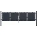Produktbild: vidaXL Gartentor Stahl 300x100 cm Anthrazit 144524