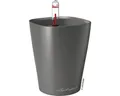 Produktbild: Pflanzvase Lechuza Deltini Mini Kunststoff 10 x 10 x 13 cm anthrazit inkl. Erdbe