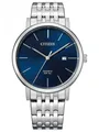 Produktbild: Citizen Herrenuhr Quarz Silberfarben/Blau mit Edelstahl Gliederband BI5070-57L