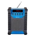Produktbild: Denver WRB-60 Bluetooth Baustellenradio FM IP54 Schwarz Blau Gratis Versand