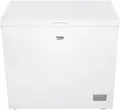 Produktbild: Beko CF200CWN Stand Gefriertruhe, 102,6 cm breit, 198 L, Griffmulde, weiß
