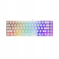 Produktbild: Kompakte Gaming & Büro Tastatur mit LED Regenbogenbeleuchtung