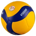 Produktbild: Mikasa Volleyball V300W Wettkampfspielball Spielball Ball Gr 5 gelb blau