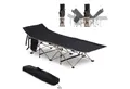 Produktbild: Outsunny Feldbett Faltbares Campingbett, Campingliege mit Aufbewahrungstasche (Campingbett, 1-St., Campingliege) inkl. Tragetasche, Oxford, Schwarz, 190 x 68 x 52 cm