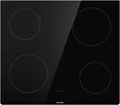 Produktbild: Gorenje BR6AG C1 ECD641BSC G200, Schwarz, Integriert, Keramik, 4 Zone(n), 4 Zone(n), Köcheln