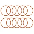 Produktbild: 10pcs Silikon O-Ring 50mmx45,2mmx2,4mm VMQ Dichtring Dichtungsring Dichtung rot