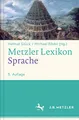 Produktbild: Metzler Lexikon Sprache: 5000 Einträge