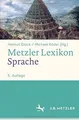 Produktbild: Metzler Lexikon Sprache | Buch | Zustand wie neu